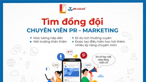 BKACAD TUYỂN CHUYÊN VIÊN PR - MARKETING