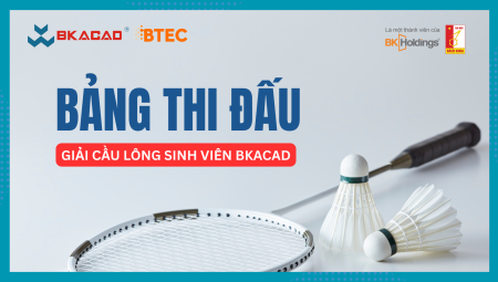 DANH SÁCH CHIA BẢNG VÒNG LOẠI GIẢI CẦU LÔNG SINH VIÊN BKACAD - FLY HIGH CUP 2025