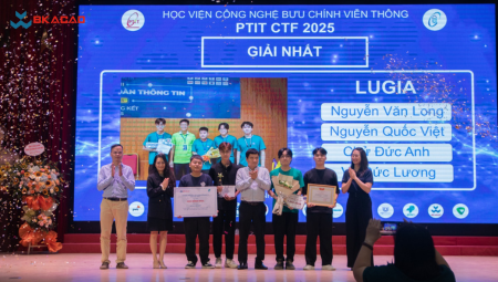 DANH SÁCH SINH VIÊN NHẬN HỌC BỔNG CUỘC THI SINH VIÊN VỚI AN TOÀN THÔNG TIN 2025