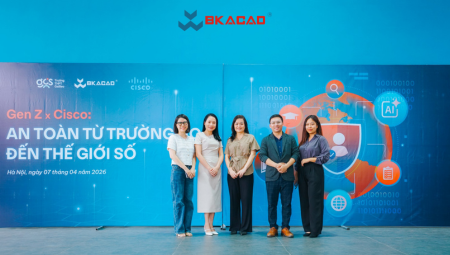 BKACAD CÙNG CISCO TRIỂN KHAI CHƯƠNG TRÌNH “GEN Z x CISCO: AN TOÀN TỪ TRƯỜNG HỌC ĐẾN THẾ GIỚI SỐ”