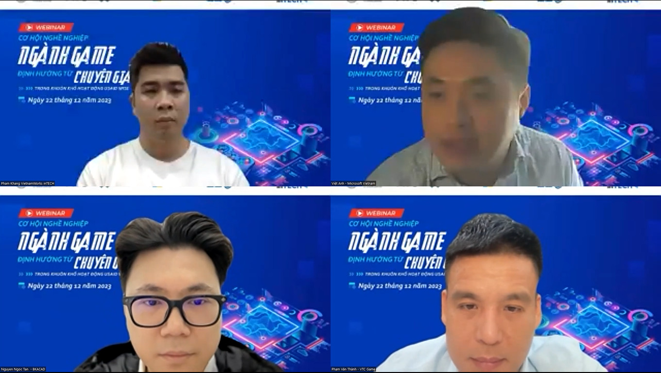 diễn giả đến từ VTC game, Microsoft, Vietnamwork và Bkacad
